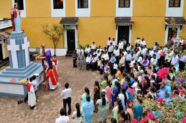Easter celebrations, Fort Terekhol, Heritage Hotel, Terekhol, Goa, South India, India, Asia