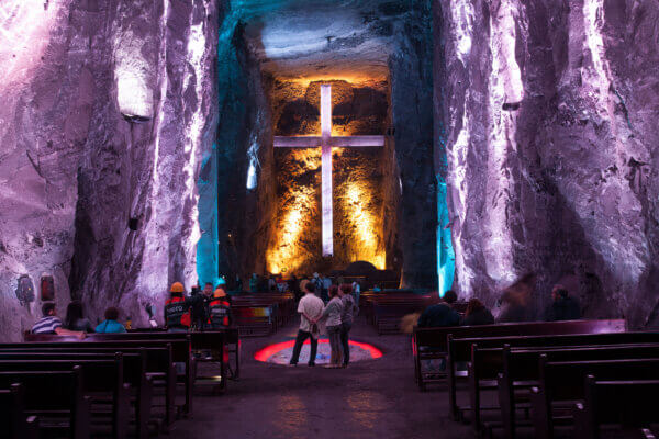 Catedral de Sal, The Salt Cathedral, Zipaquira, near Bogota, Colombia